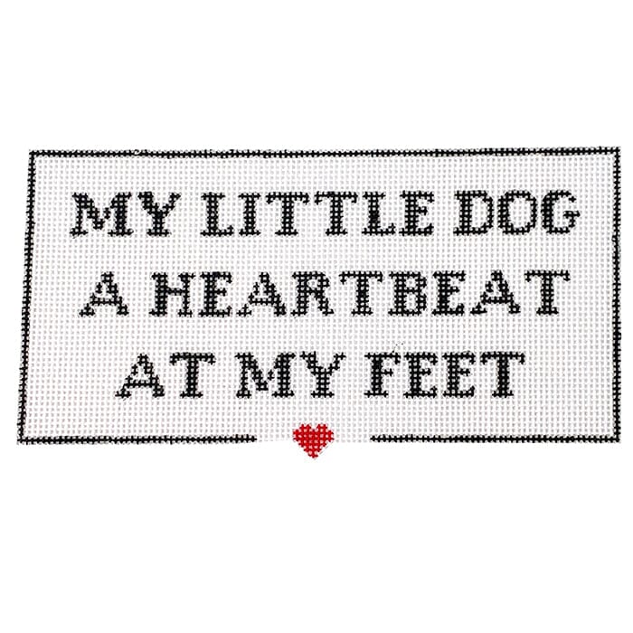 My Little Dog Painted Canvas Alice & Blue  - 1
