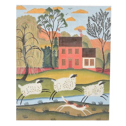 My Sheep Painted Canvas Painted Pony Designs  - 1