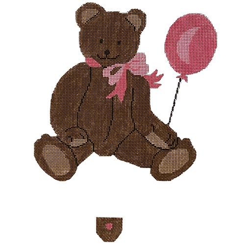 My Sweet Teddy Pink Painted Canvas Jean Smith 