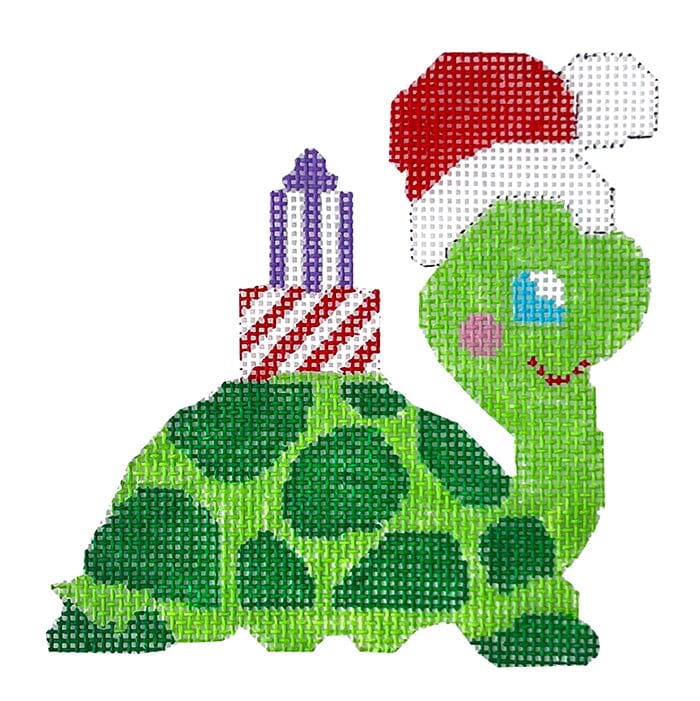 Myrtle the Turtle with Stitch Guide Painted Canvas The Princess & Me 
