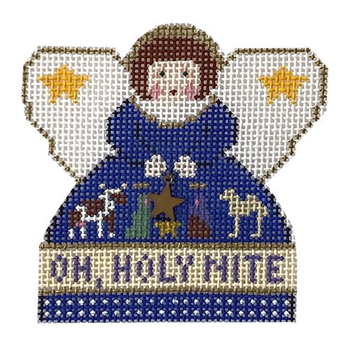 Nativity Mini Angel Painted Canvas Painted Pony Designs  - 1