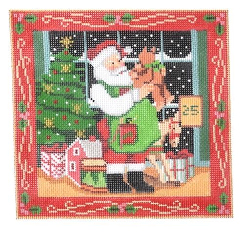 Naughty or Nice Painted Canvas Birds of a Feather  - 1