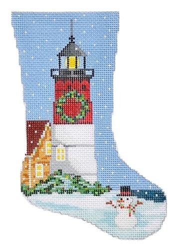 Nauset Lighthouse Painted Canvas CBK Needlepoint Collections  - 1