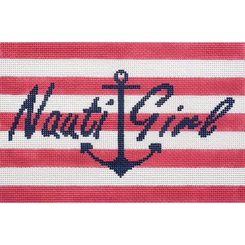 Nauti Girl Painted Canvas CBK Needlepoint Collections 
