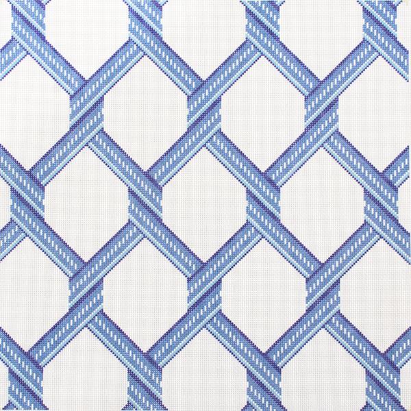Nautical Rope Printed Canvas Needlepoint To Go 
