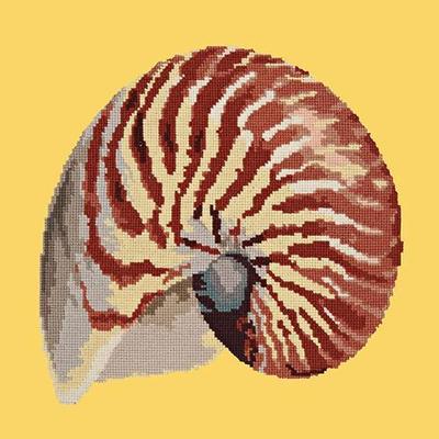 Nautilus Needlepoint Kit Kits Elizabeth Bradley Design Sunflower Yellow 
