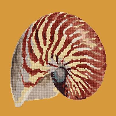 Nautilus Needlepoint Kit Kits Elizabeth Bradley Design Yellow 
