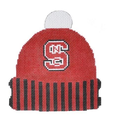 NC State Cap Painted Canvas Kristine Kingston 