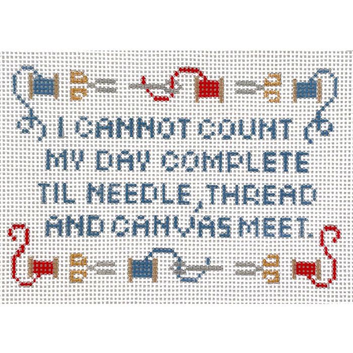 Needle and Thread Mini Painted Canvas Le Point Studio 
