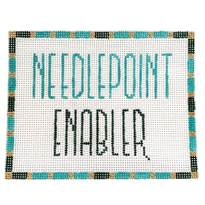 Needlepoint Enabler Painted Canvas Patricia Sone 