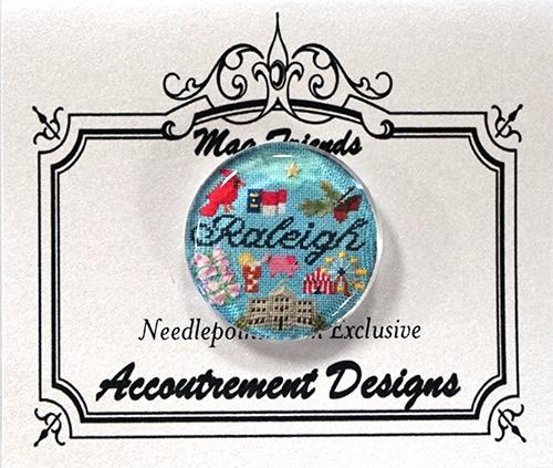 Needlepoint Magnet - Raleigh Accessories Accoutrement Designs 