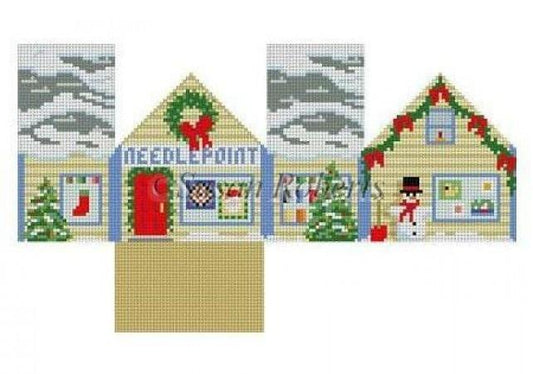 Needlepoint Shop Mini House Painted Canvas Susan Roberts Needlepoint Designs, Inc. 