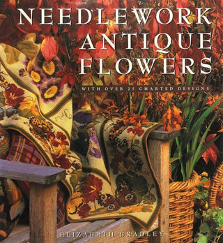 Needlework Antique Flowers Book Books Elizabeth Bradley Design 
