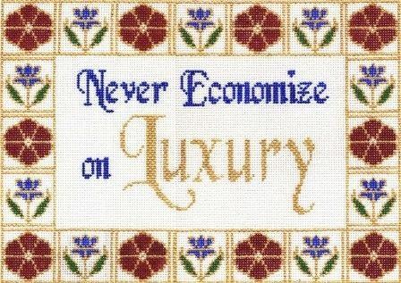 Never Economize Painted Canvas Cooper Oaks Design 
