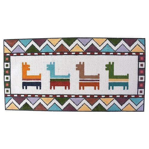 No Drama Llama Painted Canvas Pewter & Pine  - 1