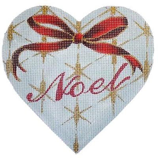 No l Heart Painted Canvas Kirk & Bradley 
