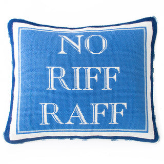 No Riff Raff Canvas Printed Canvas Needlepoint To Go 
