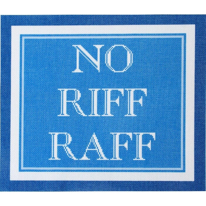 No Riff Raff Dogs No Riff Raff Kit | Needlepoint To Go – Needlepoint.Com