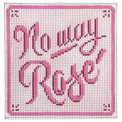 No Way Ros√© Painted Canvas Alice Peterson Company 