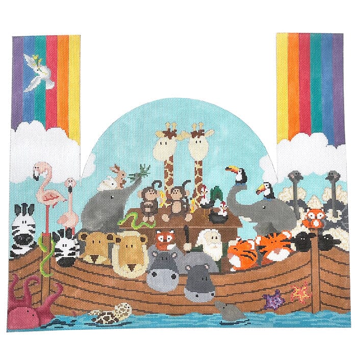 Noah's Ark Painted Canvas CBK Needlepoint Collections 