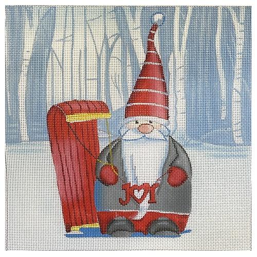 Nordic Gnomes - Joy Painted Canvas All About Stitching/The Collection Design 