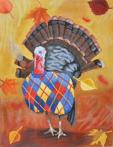 Norman Turkey Painted Canvas Scott Church Creative 