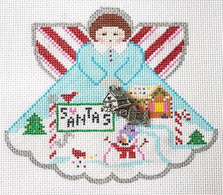 North Pole Angel Painted Canvas Painted Pony Designs 
