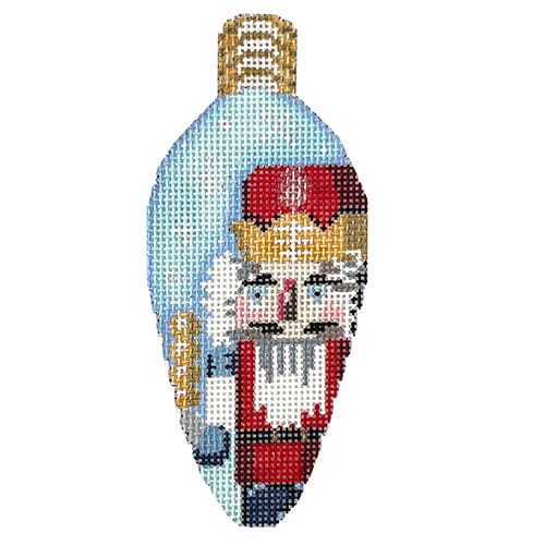 Nutcracker King Light Bulb Painted Canvas Associated Talents  - 1