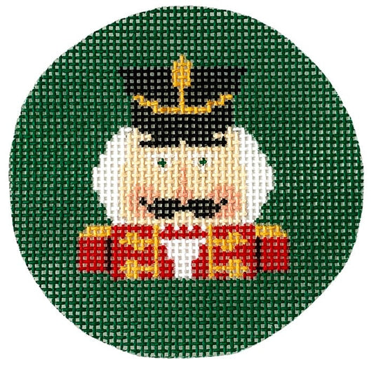 Nutcracker Mini Round Painted Canvas Le Point Studio 