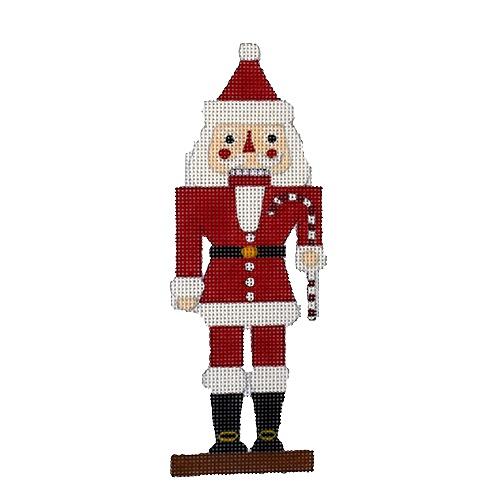 Nutcracker Santa Painted Canvas Love You More  - 1