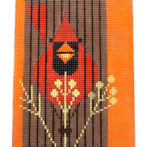 October Edibles Cardinal Painted Canvas Charley Harper  - 1