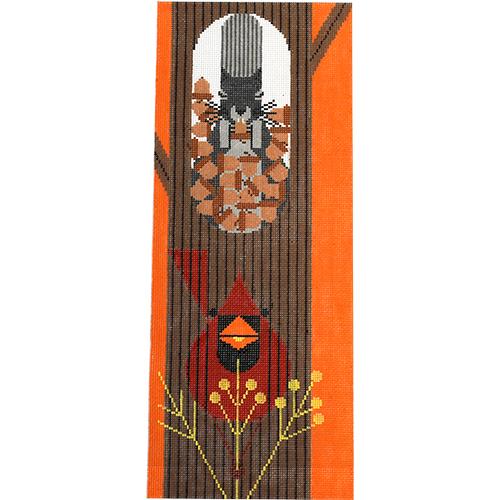 October Edibles on 13 Painted Canvas Charley Harper 

