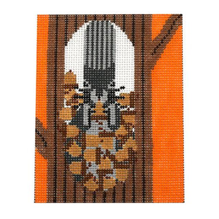 October Edibles Squirrel Painted Canvas Charley Harper 
