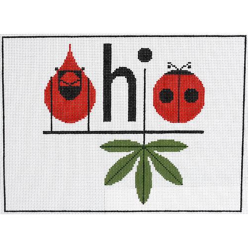 Ohio Painted Canvas Charley Harper  - 1