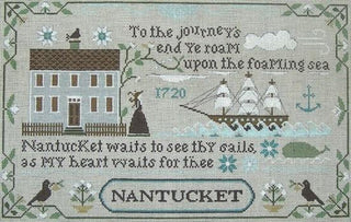 Old Nantucket Painted Canvas Ewe & Eye 
