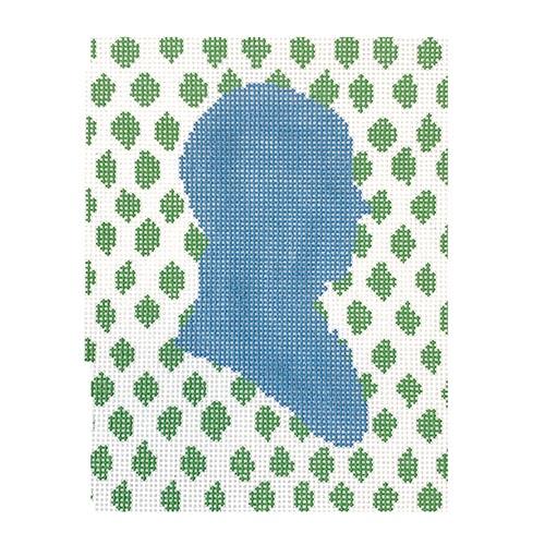 Oliver Painted Canvas The Plum Stitchery 
