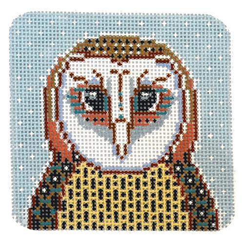 Olivier the Owl on 18 Painted Canvas Thorn Alexander  - 1