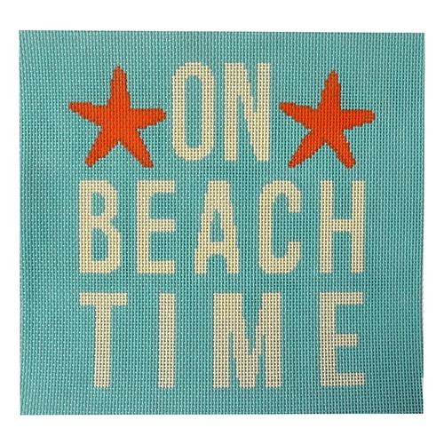 On Beach Time (CLD) Painted Canvas Kristine Kingston 
