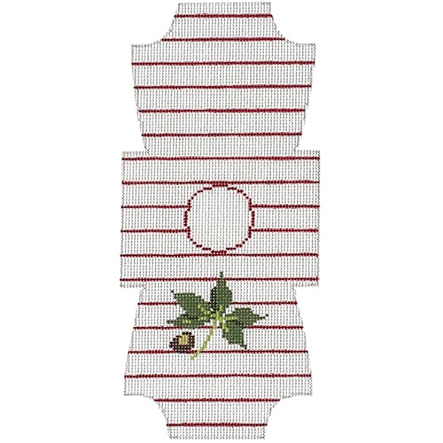 Onesie   Buckeye Baby (Ohio) Painted Canvas Blue Ridge Stitchery  - 1