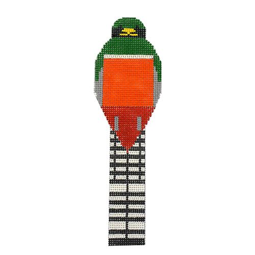 Orange Belly Trogon Painted Canvas Charley Harper 