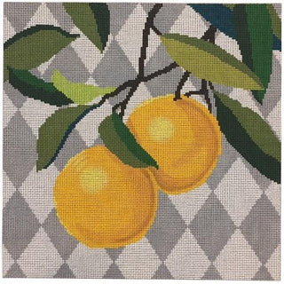Oranges Painted Canvas A Stitch in Time 
