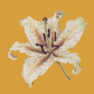 Oriental Lily Needlepoint Kit Kits Elizabeth Bradley Design Yellow 
