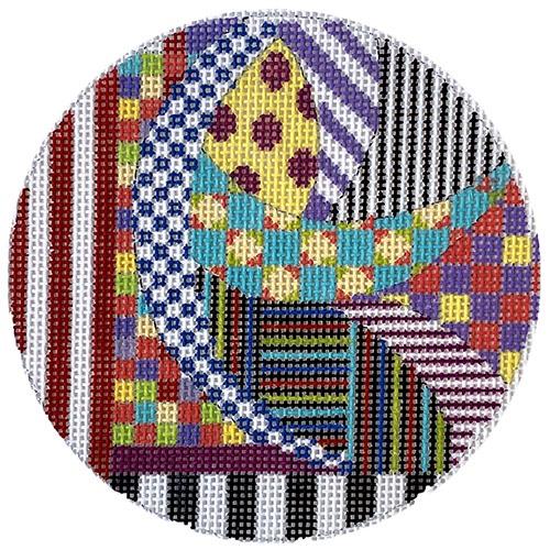 Ornament Colored Painted Canvas All About Stitching/The Collection Design 