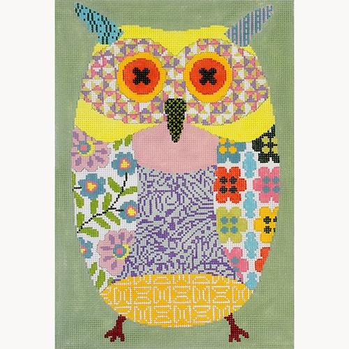 Oscar the Owl on 10 Painted Canvas Kirk & Bradley 