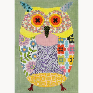 Oscar the Owl on 10 Painted Canvas Kirk & Bradley 

