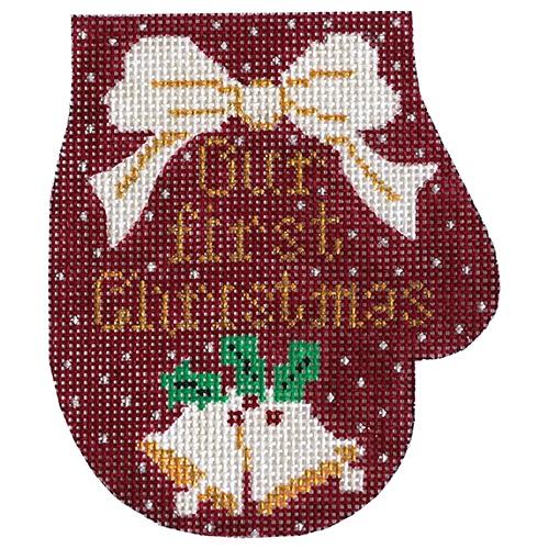Our First Christmas with Bells Painted Canvas The Meredith Collection 