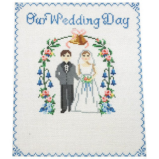 Our Wedding Day Painted Canvas Le Point Studio 
