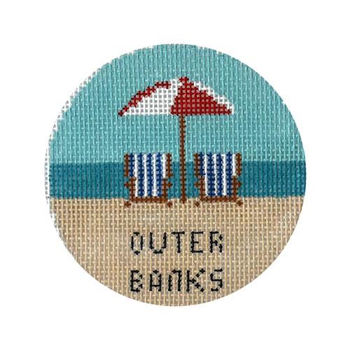 Outer Banks Painted Canvas Chris Lewis Distributing  - 1