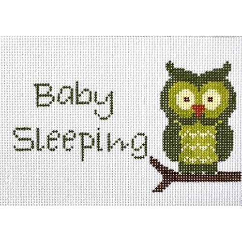 Owl Baby Sleeping Painted Canvas J. Child Designs 