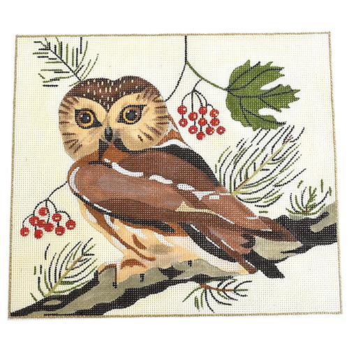 Owl Painted Canvas Melissa Prince Designs  - 1